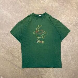 Vintage Disney Winnie The Pooh Bear Forest Green 90s T-Shirt Size Large